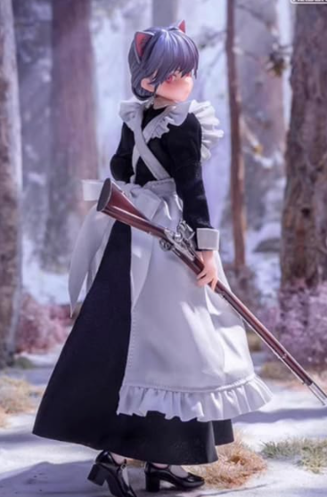 【予約】HASUKI FEKY 1/12 美少女 銃士 可動 アクション フィギュア 素体 ヘッド 衣装 アクセサリー フルセット 完成品