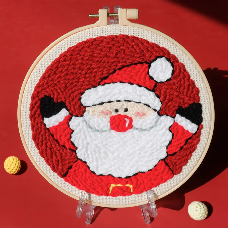 Christmas Punch Needle Kit Embroidery | IFYHOME