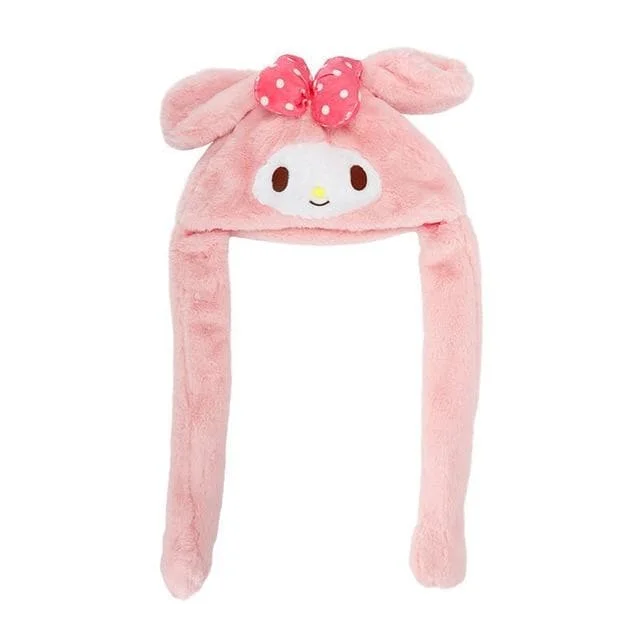Kawaii Plush Bunny Moving Ears Up Hat Plushie Toy SP15956