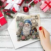 6PCS DIY Diamond Art Greeting Cards Winter Theme Congratulations Cards & Gifts