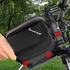 Bike Front Frame Bag Waterproof EVA Bike Tube Bag Detachable Cycling Accessories