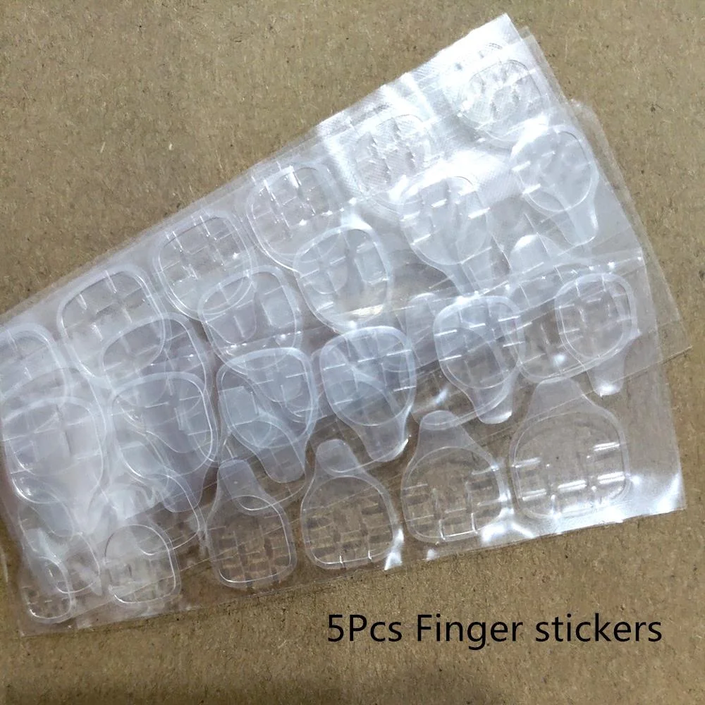 1/3/5/10/20 Sheets DIY Nail Art Double Sided Self Adhesive Sticker For Fake Nails Sticker Tape Glue Tool-Nail Inspo