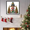 (40*40cm)Christmas Lighthouse - Full Round Drill Diamond Painting