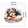 Bone Puppy-11CT Stamped Cross Stitch 40*40cm/15.75*15.75in tapestrymarket