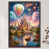 Castle Hot Air Balloon - 11CT Stamped Cross Stitch 40*60cm