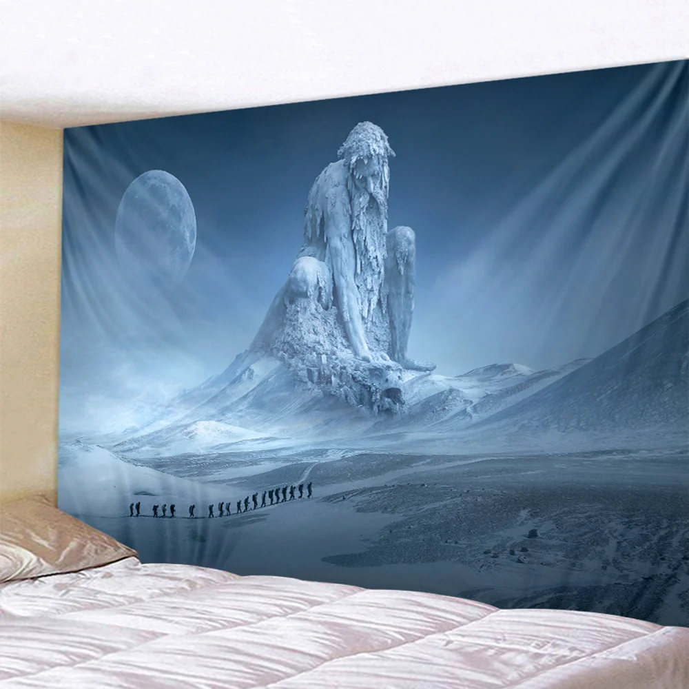 Nigikala scene home decoration printing large size tapestry hippie bohemian decoration background wall sofa blanket