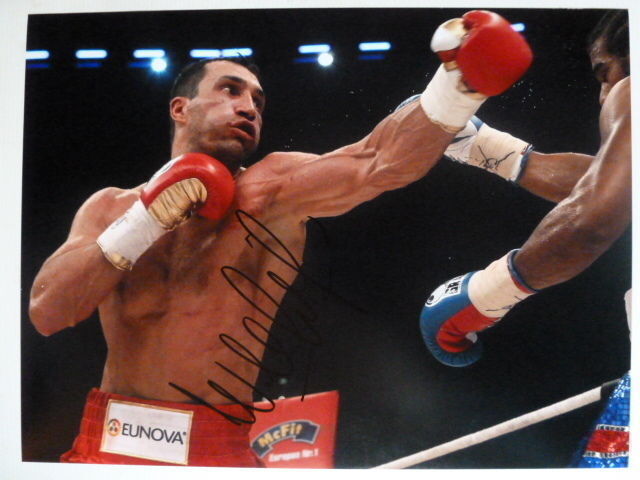 Wladimir Klitschko Autograph Boxing Signed 12x16 Photo Poster painting AFTAL [4711]