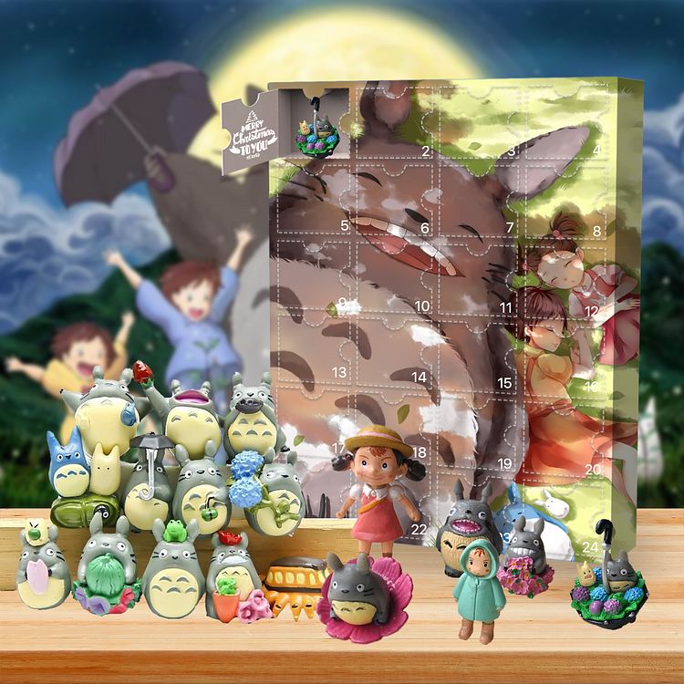 My Neighbor Totoro Advent Calendar -- The One With 24 Little Doors