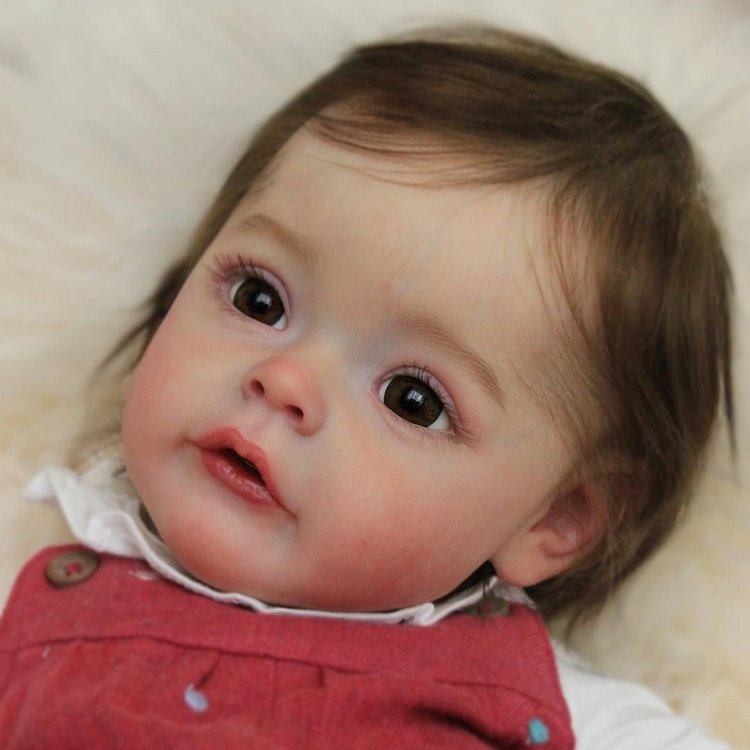 17" Beautiful Reborn Toddler Girls Baby Doll Dakota with Curly Hair Minibabydolls® Minibabydolls®