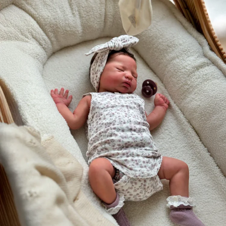 12"&16" Newborn Weighted Flexible Full Body Silicone Baby Doll Boy or Girl Osoina and Tusialia