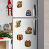 6PCS Stocking and Gift Pack DIY Pearl Diamond Painting Christmas Fridge Magnets, Sparkling Rhinestone Refrigerator Magnet Craft Kit for Home Decor & Gifts