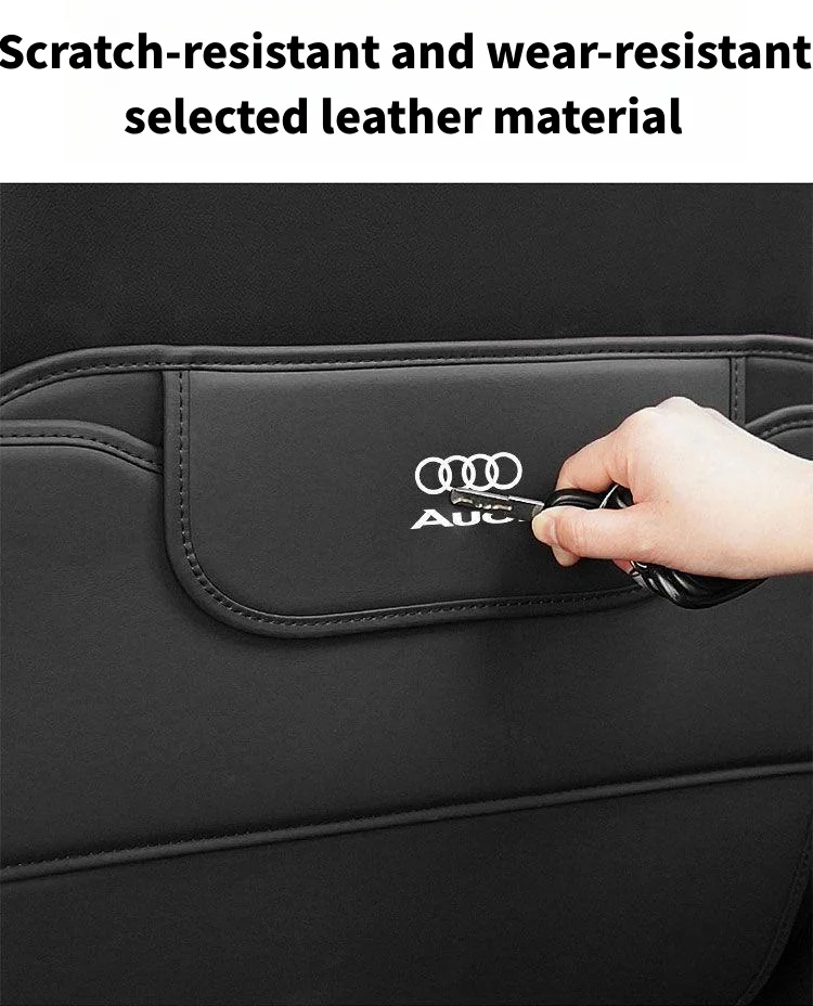 Car seat anti-kick pad anti-scratch and wear-resistant storage bag