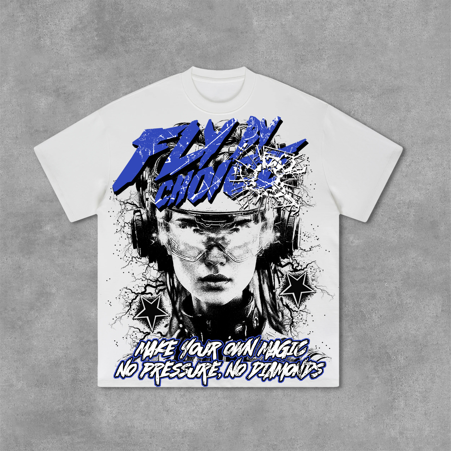 Fly By Choice Graphic Print Casual Cotton T-Shirt