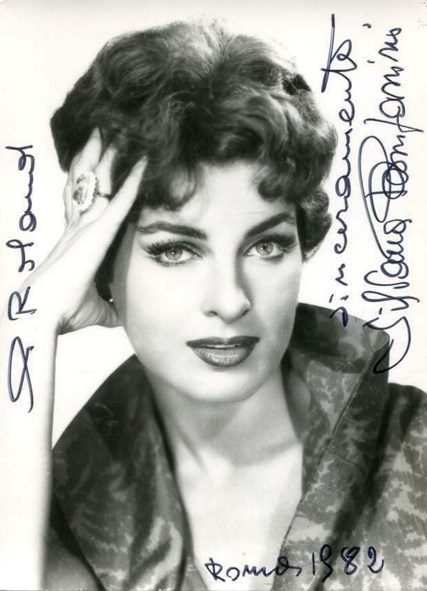 ACTRESS Silvana Pampanini autograph, signed vintage Photo Poster painting