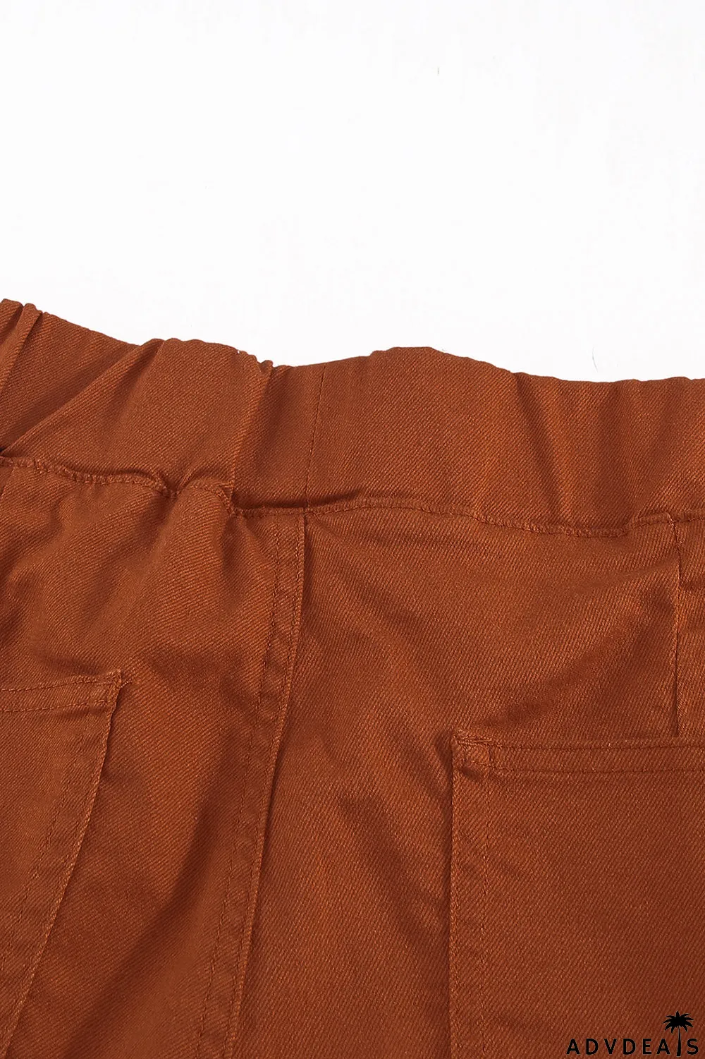 Distressed Bell Bottom Denim Pants