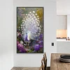 (40*70cm)Peacock - Full Round Drill Diamond Painting