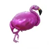 20PCS Summer Vibes Flamingo Coconut Tree Palm Leaf Aluminum Film Party Decoration Balloons 