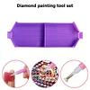 Diamond Painting Bead Sorting Tray Stackable Rhinestone Plate (1pc Purple)