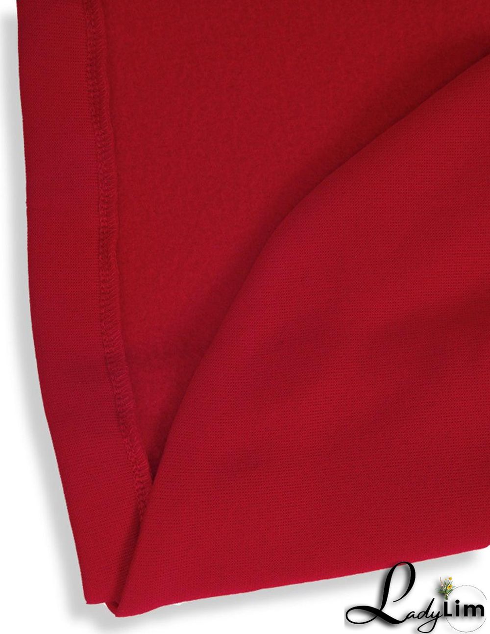 Engine Red Uneven Hem Zippered Hoodie Cardigan