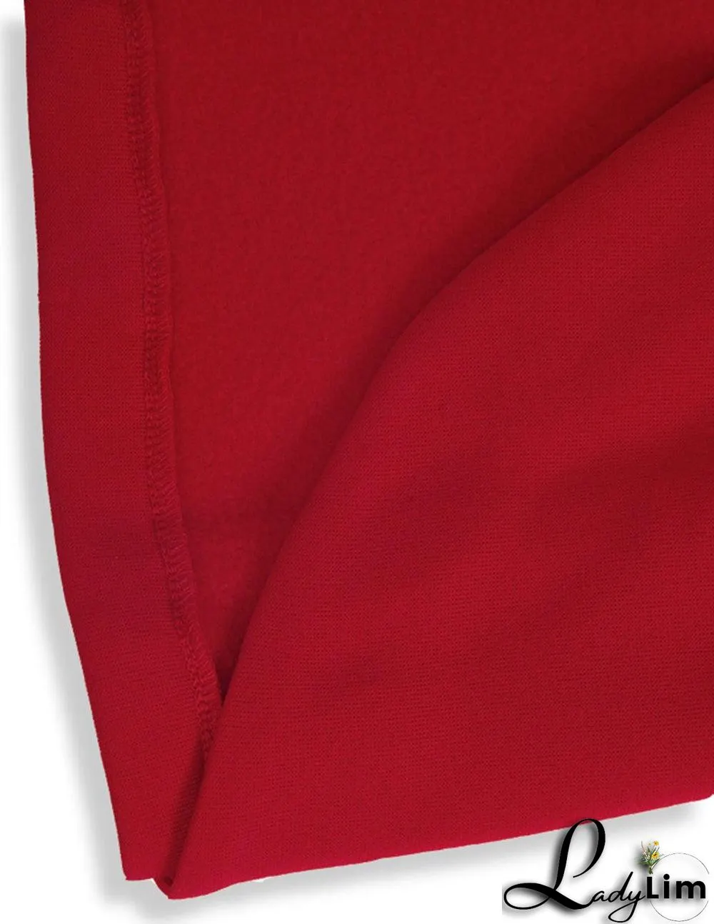 Engine Red Uneven Hem Zippered Hoodie Cardigan