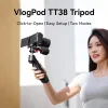 One-click Open Tripod Handheld Camera Stand Gimbal Vlog Desktop Tripod Portable Outdoor Photography Suitable For DJI Action5/4 Mantis Tripod