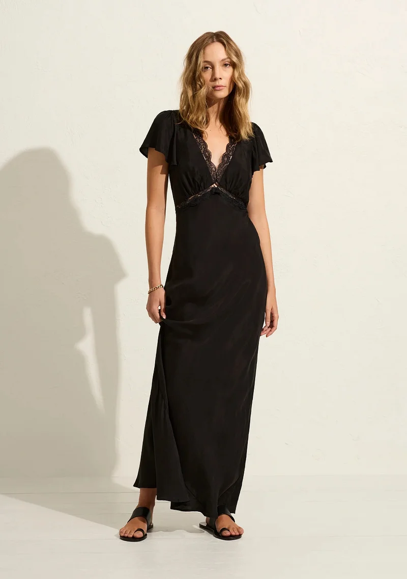 knee length dresses for ladies Selene Maxi Dress – Marine Layer