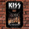 Kiss - Panneaux en &eacute;tain m&eacute;tallique(20*30cm/30*40cm) - Musique