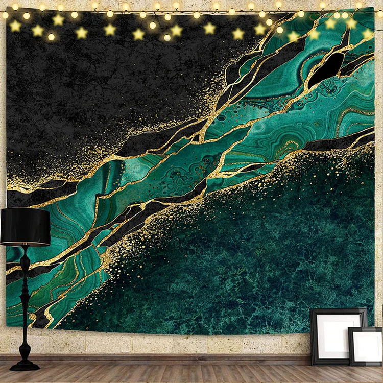 Ice Crack Tapestry Wall Hanging Rugs Bedspread Beach Mat Dorm Decor Art