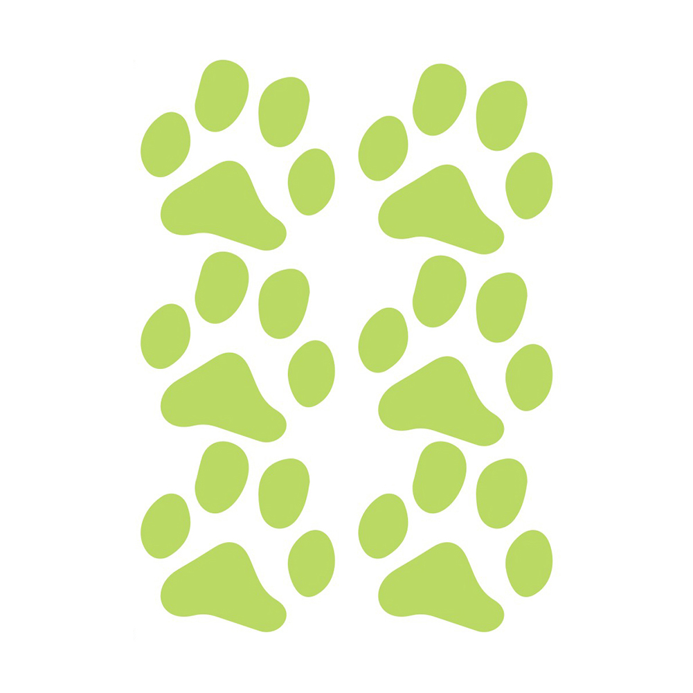 

Luminous Sticker Animal Paw Luminous Wallpaper Glow Dark For Kid Room Decor, 501 Original