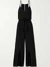 Casual Simple Wide Leg Jumpsuits