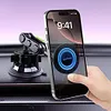 Magnetic Car Phone Holder 360 Rotation Metal Phone Holder for Car/Gym//Shower