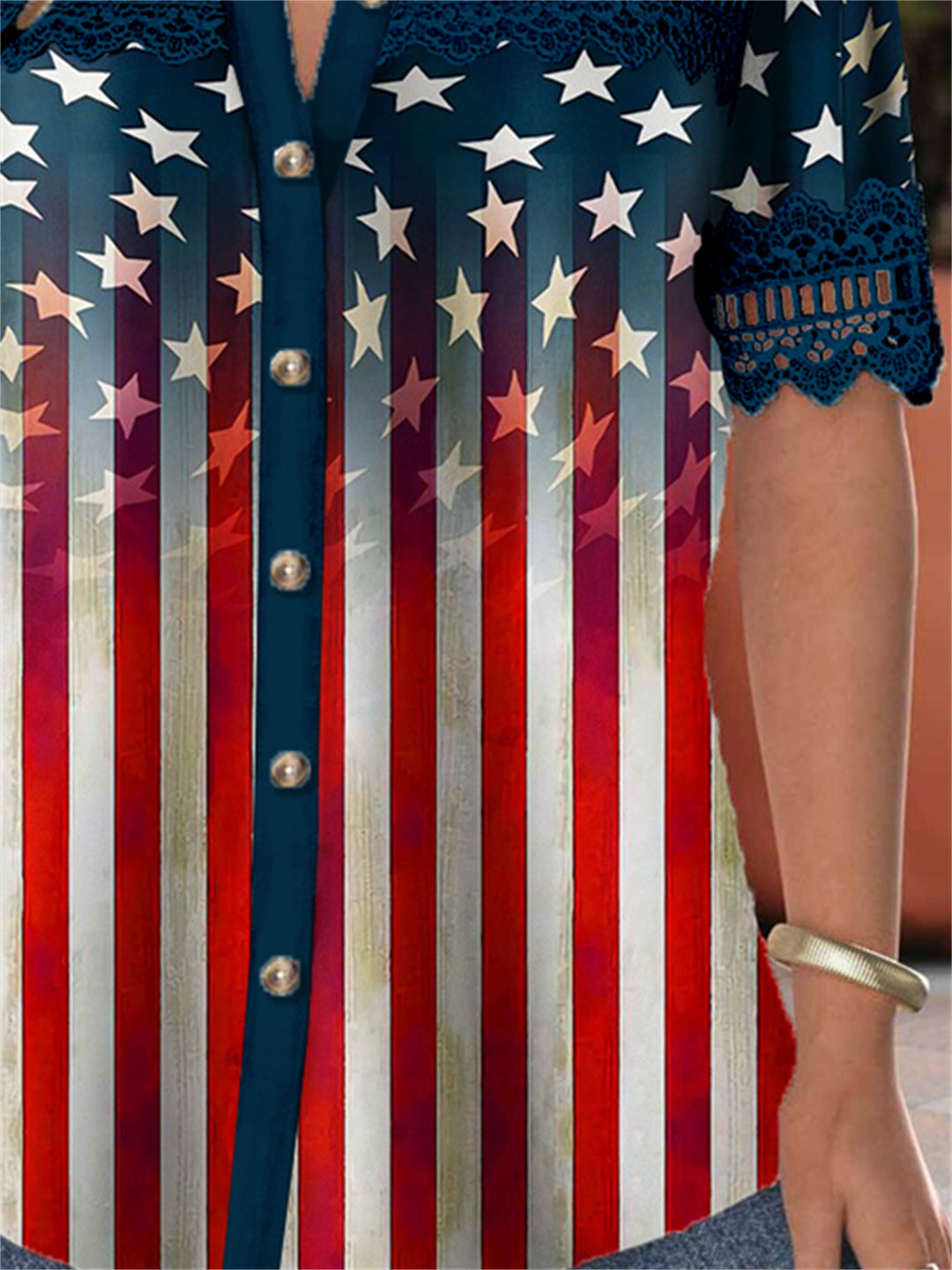 Women Half Sleeve V-neck Solid Color Dress