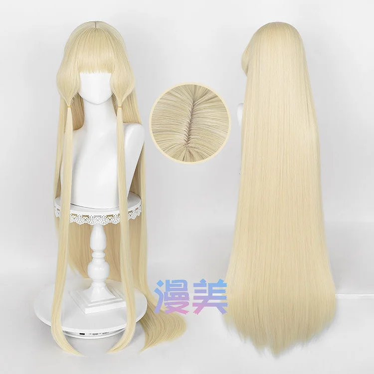 Chobits Chii 120cm Blonde Cosplay Wig ON706