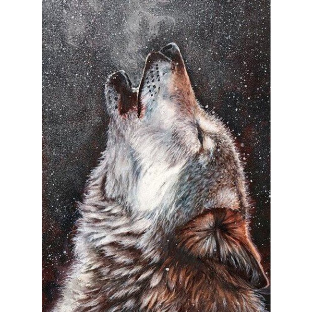 Howling Wolf - Painting By Numbers
