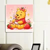 Diamond Painting -5D Full Round Drill Bear Strawberry