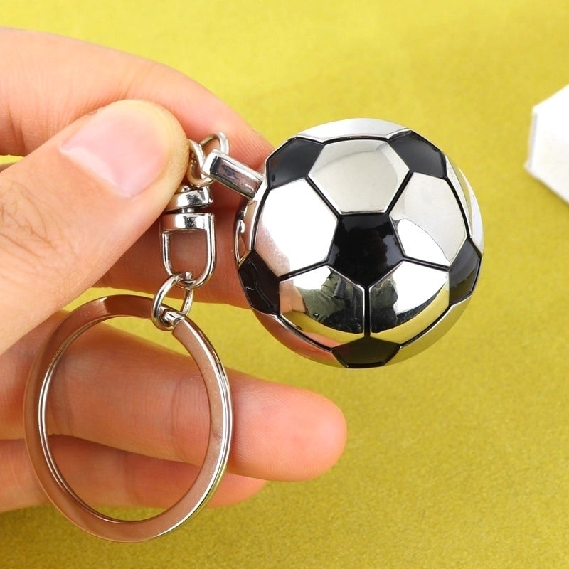 Fashion Football Alloy Unisex Bag Pendant Keychain 1 Piece