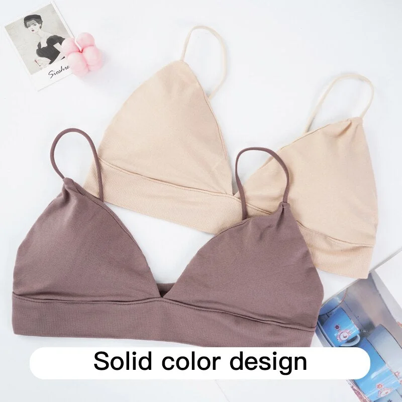 Women'S Underwear Top Bras For Women Sexy Lingerie Seamless Intimates Wire Free Breathable Bra Bralette New