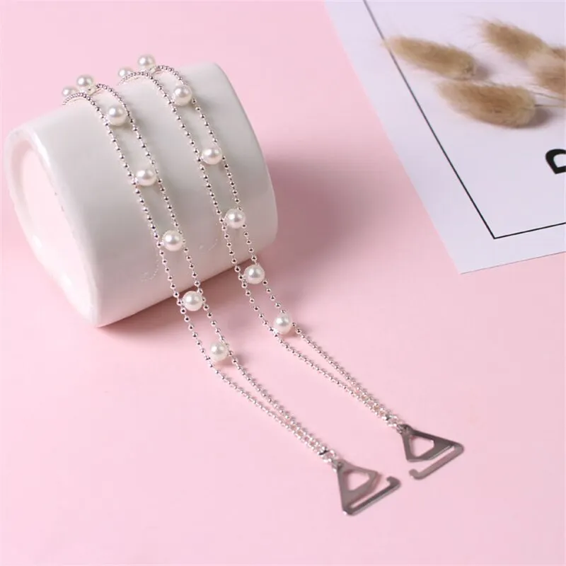 Pearl Bras Straps Sexy Brassiere Invisiable Adjustable Lenceria Straps Beauty Back Shoulder Strap Underwear Bra Accessories