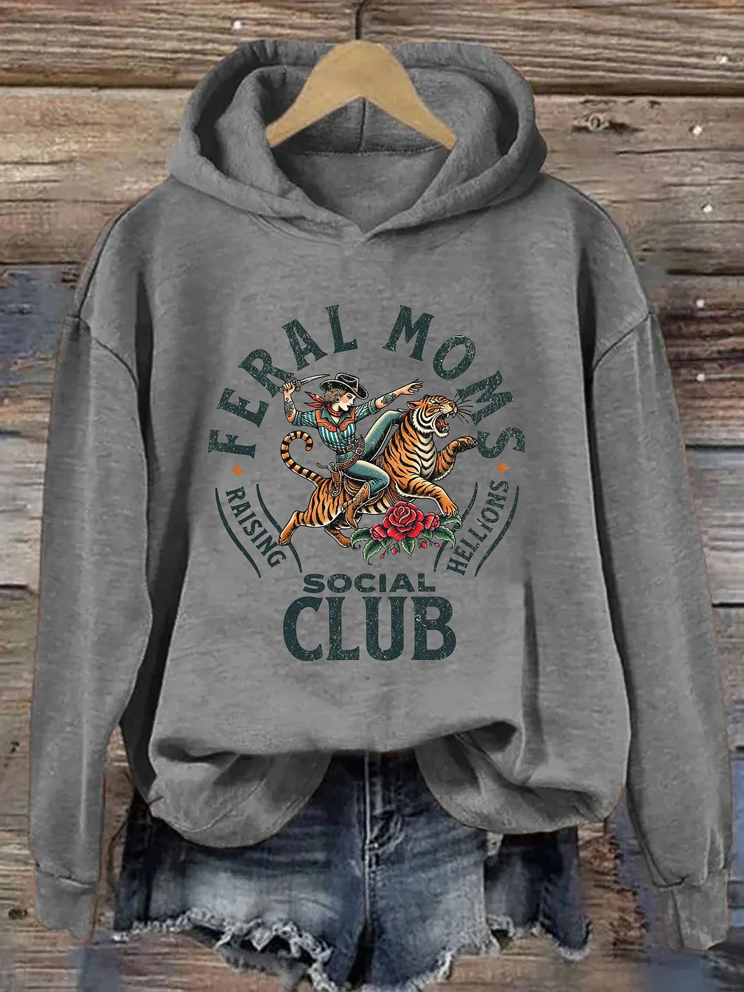 Feral Moms Social Club Hoodie