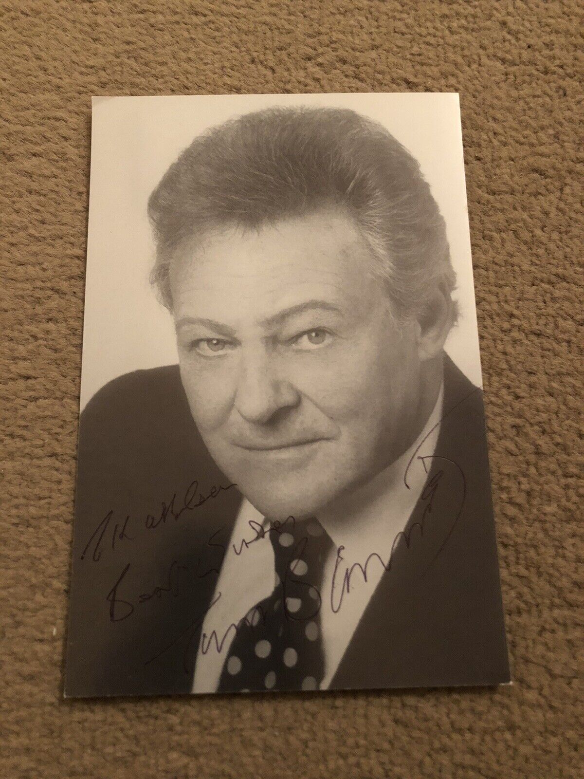 TREVOR BANNISTER (ARE YOU BEING SERVED) SIGNED Photo Poster painting