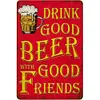 (Multi Style)Beer Bar Cafe - Metal Tin Signs(8*12Inch/12*16Inch) - Bar