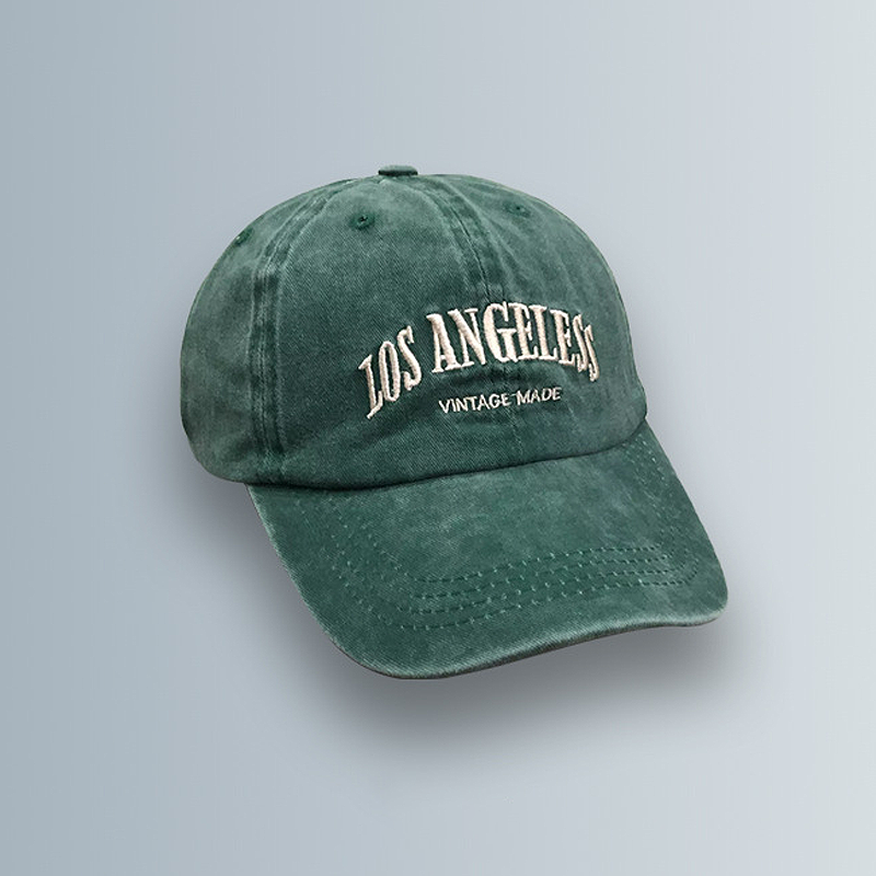 Vintage Washed Los Angeles Embroidery Cap