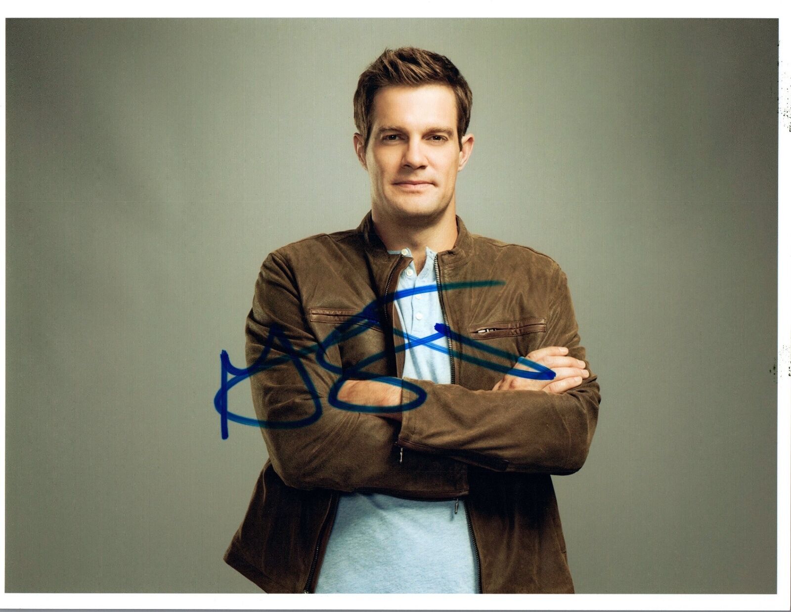 Geoff Stults Signed Autographed 8x10 Photo Poster painting Grace and Frankie 7th Heaven COA VD