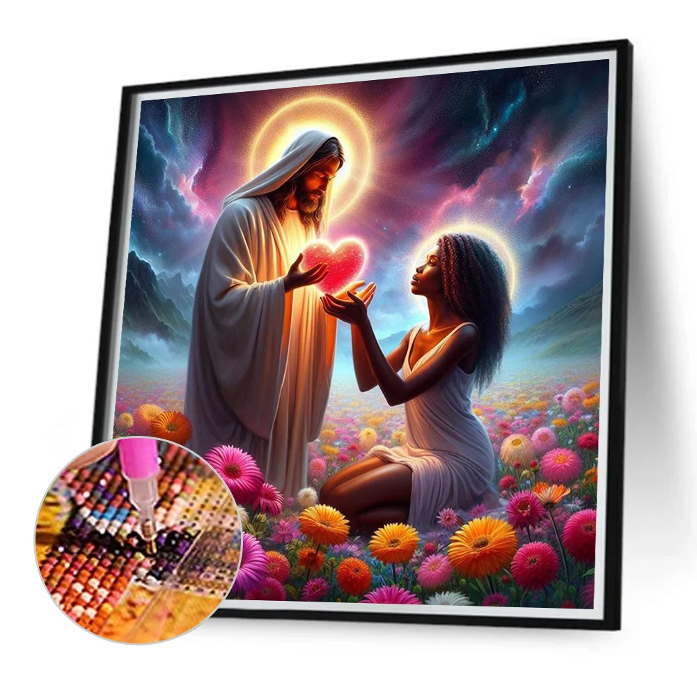 Diamond Painting - Full Round Drill - Jesus(Canvas|40*40cm)