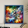 Color Music Symbol-11CT Stamped Cross Stitch 40*40cm
