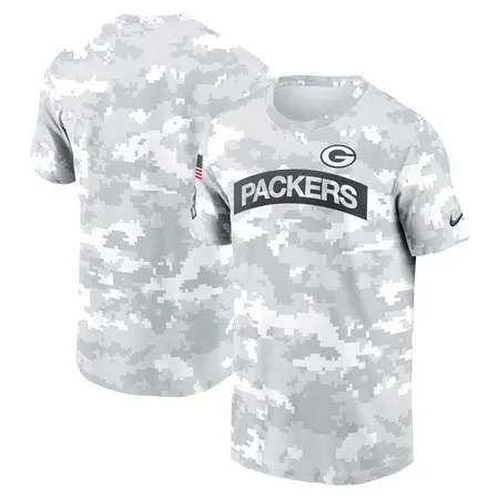Men's Green Bay Packers  Arctic Camo 2024 Salute To Service Performance T-Shirt