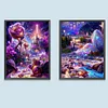 Promotion 2Pcs/set Diamond Painting-DIY Full Round Drill Scenery(30*40 CM)