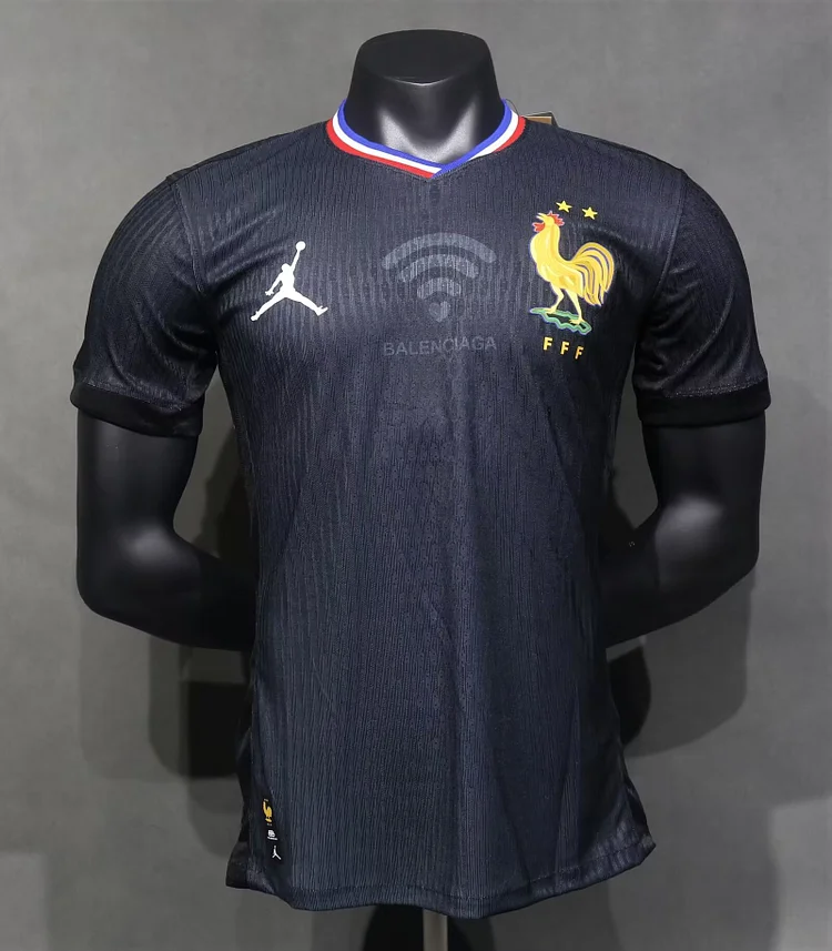 2024/25 France Player Edition Black Co-branded Jersey