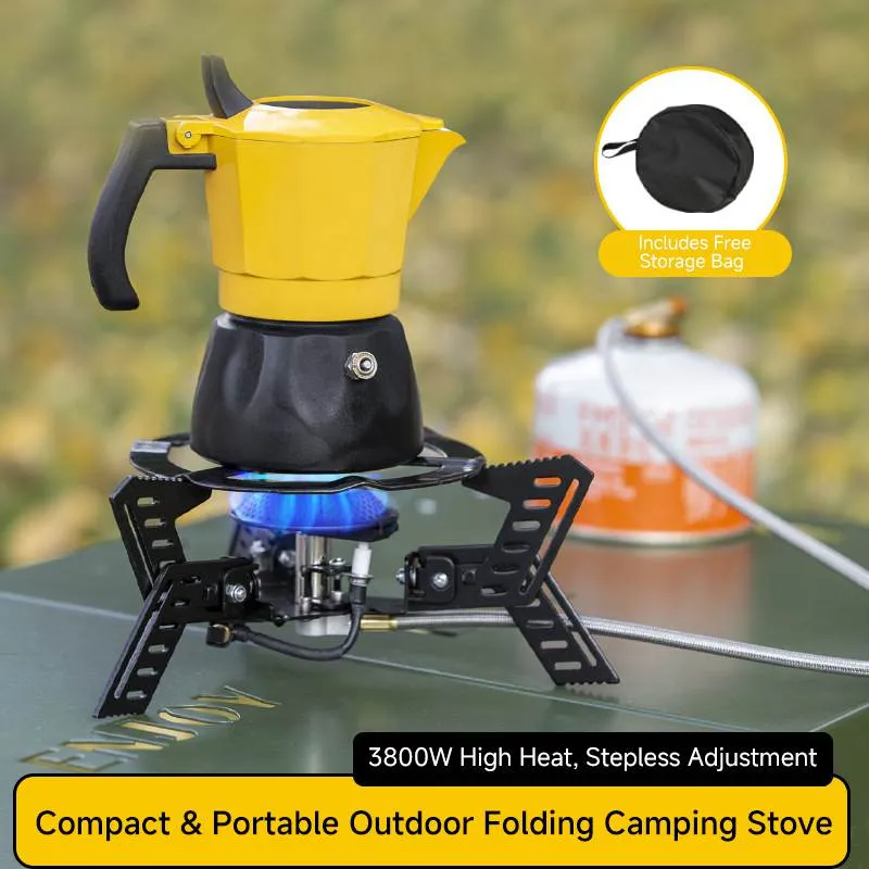 SV9004 Portable Camping Gas Stove, 4000W Foldable Butane Burner 