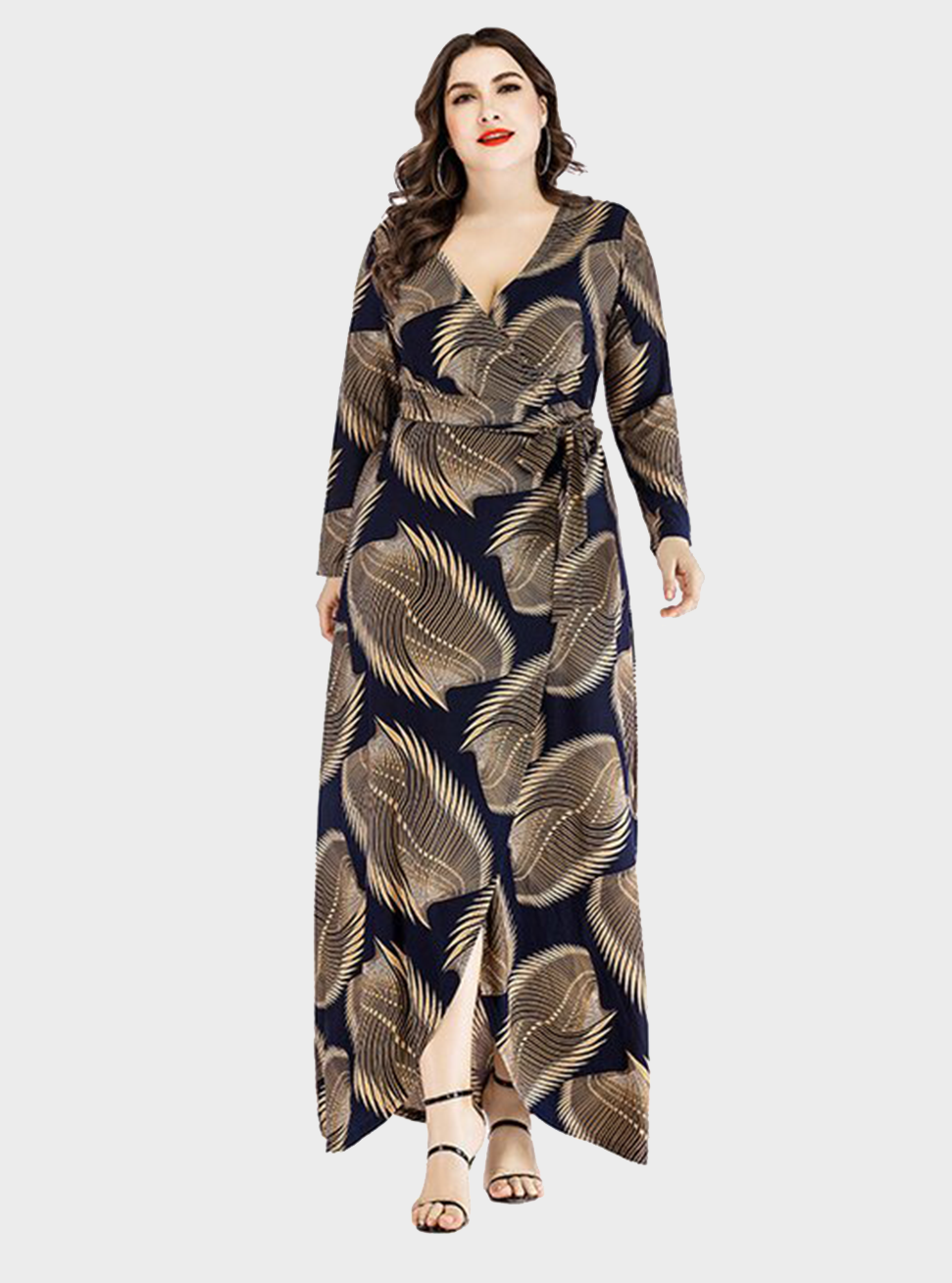  thdmladies Plus Size Loose Print Dress thedmladies